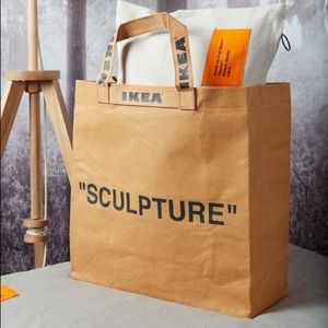 Off White Bags Virgil Abloh Ikea Markerad Sculpture Tote Bag